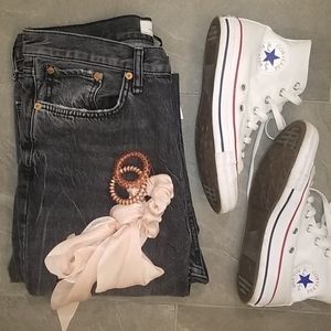 Zara Faded High waisted Jeans